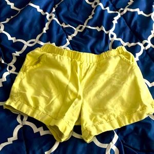 Yellow shorts